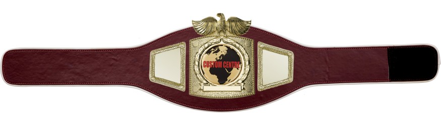 PROEAGLE CUSTOM CHAMPIONSHIP BELT - PROEAGLE/G/CUSTOM - AVAILABLE 6+ COLOURS PROEAGLE CUSTOM CHAMPIONSHIP BELT - PROEAGLE/G/CUSTOM - AVAILABLE 6+ COLOURS